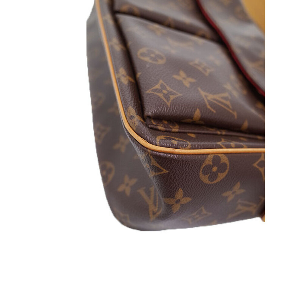 Louis Vuitton Monogram Leather Brown Viva Cite Semi Shoulder Bag - Picture 8 of 8